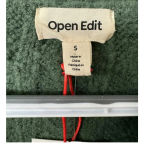 Nordstrom Open Edit Green & Blue Long Sleeve Crew Neck Size Small NWT Photo 3