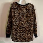 Faded Glory  fuzzy leopard sweatshirt Photo 4