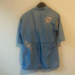 Soft Surroundings PE chambray half sleeve top Photo 2