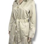 Old Navy Y2K Womens Trench Coat Jacket Button Down Belted Tan Medium Photo 4