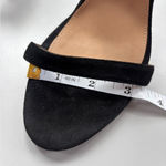 Ulla Johnson  Thecia Suede Noir Black Bow Single Strap Heels Size EU 40 US‎ 10 Photo 11