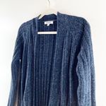 BB Dakota Ribbed Chenille Long Sleeve Duster Cardigan Black XS Photo 7