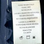 Rails Piper Panama Stripe Navy Blue Metallic Shirt Top Blouse Size S Photo 10