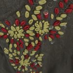 International concepts I.N.C. : Gray Cropped Cardigan- embroidered- size MP Photo 2