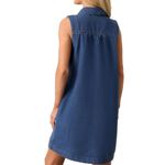 NWT Denim Sleeveless V Neck A Photo 2