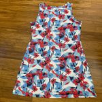 Columbia ‎ Floral Print Dress Womens 1X Sleeveless Casual Sun Dress Omni-Freeze Photo 0
