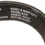 Croft & Barrow Peg Black Sandals Photo 7