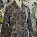 Jones New York Signature Zip-Up Paisley Jacket - XL Photo 1
