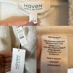 Haven Well Within Plush Fleece Robe Cream Bathrobe Talbots NEW size Large White Photo 3