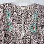 Umgee  Ballon Sleeves embroidered baby doll blouse Photo 1