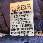 Lee Blue Petite Small Cotton Corduroy Long Sleeve Button Front w/1 Pocket Shirt Photo 6