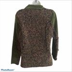 Anthropologie One Girl Who Olive Green Corduroy Career Blazer M Sweater Photo 3