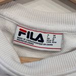 FILA  White Crewneck Sweatshirt Size‎ Medium Photo 2