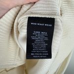 Who What Wear  Womens Puff Sleeve Cardigan Sz XXL Ribbed Button‎ Front Minimalist Photo 5