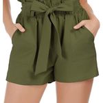 Amazon Green Paperbag Shorts Photo 0