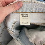 Lee Light Wash Straight Leg Relaxed Fit Highrise Distressed Jeans Women's Size 7 Photo 2