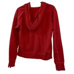 Step Ahead Crimson OU Distressed V Neck Hoodie Red Size M Photo 3