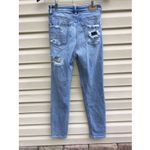American Eagle American‎ Eagle Mom Jeans Womens 00 Regular Distressed Stretch Photo 6