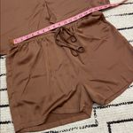 PRETTYGARDEN Silk Short Sleeve Pajama Set Photo 2