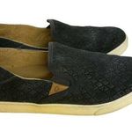 Olukai  Pehuea Leather Slip On Shoes Womens 9.5 Sneaker Shoes Black Leather Photo 0