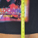 Madonna 2008 Sticky & Sweet Tour cropped black band t shirt women’s size medium Photo 6