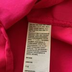 Hollister  100% Silk Button Down Shirt Hot Pink Business Casual Size Small EUC Photo 6