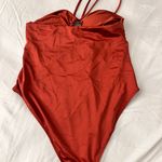 PacSun Burnt Orange One Piece Bathingsuit Photo 2