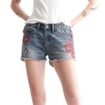 Lucky Brand  Mid Rise Boy Denim Shorts Photo 0