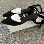 Schutz NIB  Black Suede Barbrah Flat Sz 7.5 Photo 2