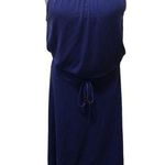 Athleta High~Low Halter Sundress Sz. S Purple Lined Removable Pads Tied Waist Photo 0