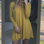 small long sleeve dress Yellow Photo 1