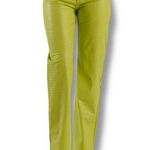 Naked Wardrobe Lime Green Straight-Leg Pants Photo 1