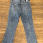 Daze Shy Girl High Rise Crop Flare Jeans Size: 28 Waist Blue Photo 3