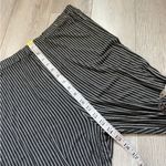 Farmhouse Frocks Striped Lagenlook Ruffle Hem Pull On Pants Black (XLarge) Size XL Photo 3