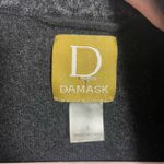 Damask Merino Wool Cardigan Blazer Jacket Black Photo 5