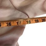 Lulus Lucie Pale Pink Satin Knotted Front Top Blouse size medium Photo 6