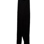 Michael Lauren  Overalls Womens Medium Black Jumpsuit Relaxed Travel Stretch Photo 0