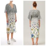 Tory Burch Floral Midi Beach Dress Size XS Empire Waist Sundress Photo 1