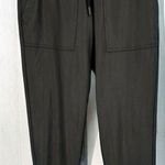 Gottex ‎ Women's Vegan Mid-Rise Drawstring Ankle Zip Jogger Pants Black Size XS Photo 0