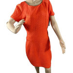 Sharagano  Orange‎ Pencil Dress Size 10 A-5 Photo 0