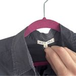 Alex Mill Keeper Oversized Popover Button Long Sleeve Shirt Charcoal Small Grey Gray Photo 3