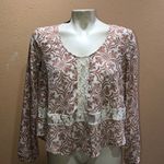 Lush Clothing Lush beige patterned blouse Photo 1