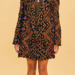 Farm Rio NWT  Embroidered Corduroy Blazer Photo 0