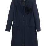 NEW Marissa Webb Jacob Pinstripe Heart Overcoat Photo 7