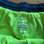 Nike Dri-Fit Lined Running Shorts Women’s Medium Green Teal Neon Lime Gym Photo 3