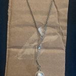 Lot of 3 Necklaces. 1 turquoise color, 1 3 strand leaves, 1 Shorter Faux pearl Photo 4