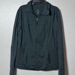 Tangerine Women Gray/Green Activewear Zip Up Jacket size M. Photo 0