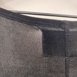 Flax Stretchy Knit Scoop Neck Long Sleeve Mini Dress Black Lagenlook Womens L Photo 6