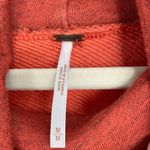 Free People  We The Free Women's Orange Marled Knit Cowl Neck Sweater Size Medium Photo 8