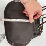 Stone Mountain Dark Chocolate Brown Pebbledâ Leather Brass Grommet BucketâBag Photo 9